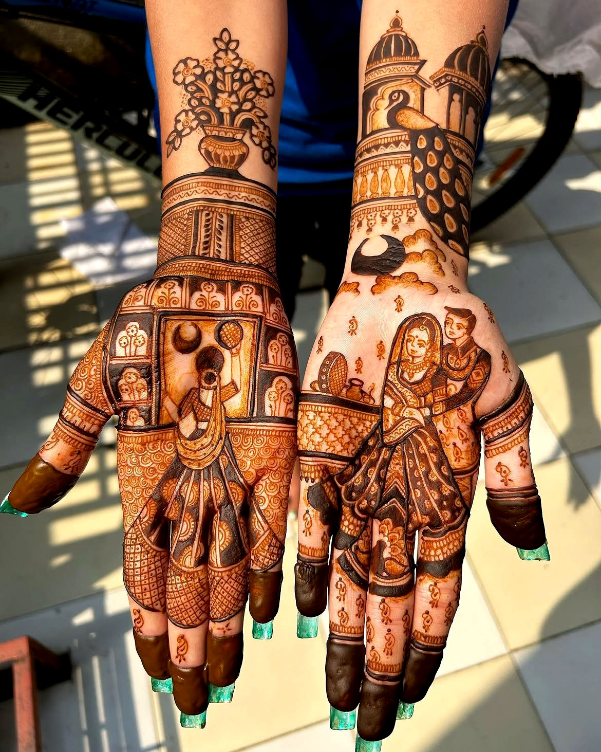 Karwa Chauth Mehandi by Kundan Artist