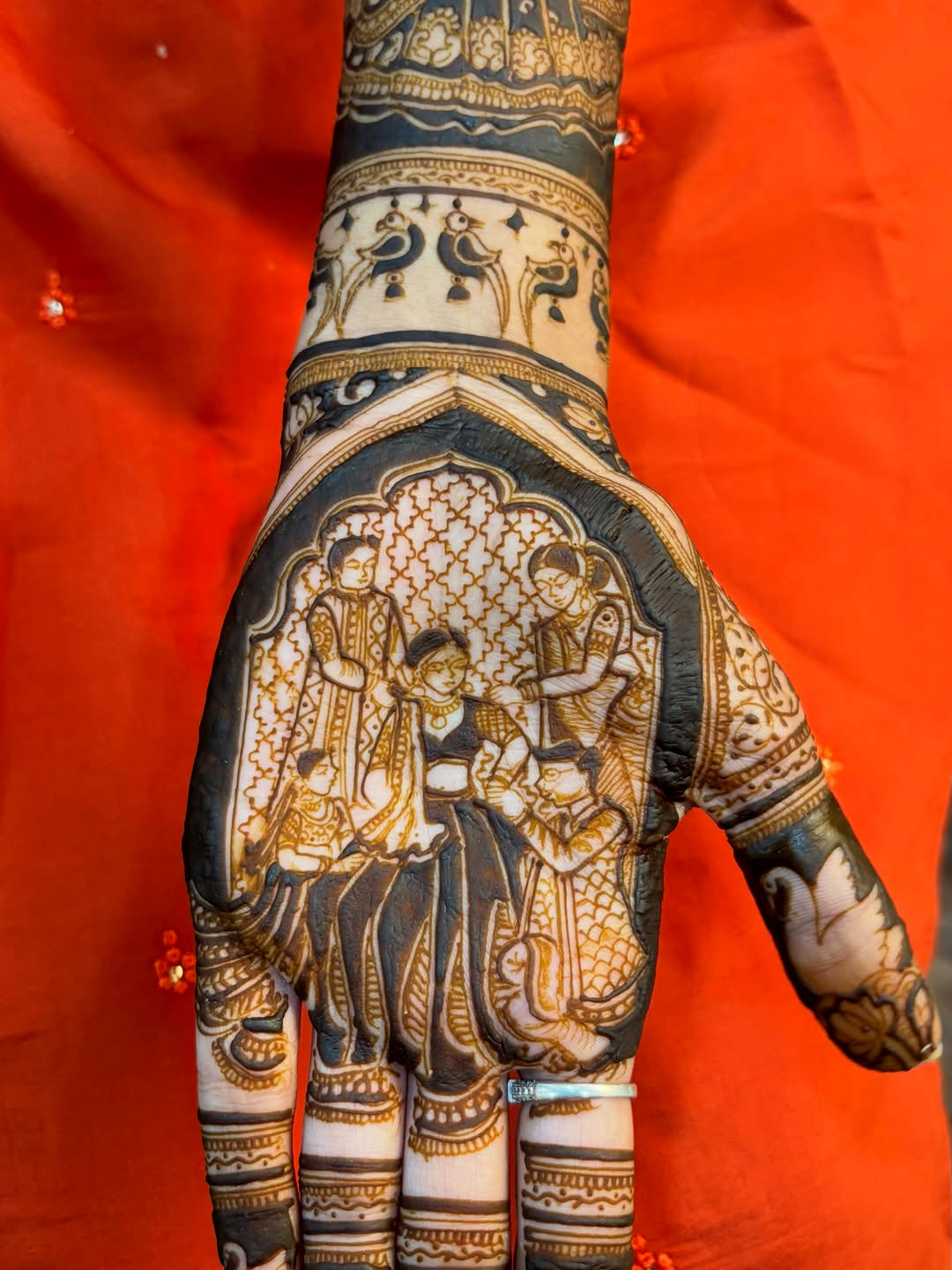 Bridal mehndi design by Kundan Mehandi Artist